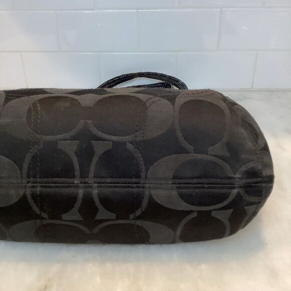 Coach Signature C Small Tote Bag Satchel Shoulder Bag - Picture 7 of 16